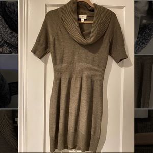Knit sweater dress